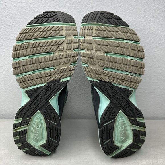 Brooks Launch 4 Grey Mint Running Shoes - Picture 6 of 7